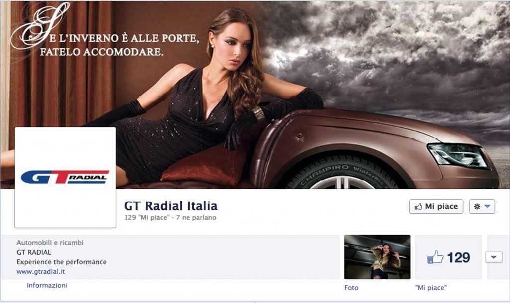 GT Radial Italia Facebook Fan-page