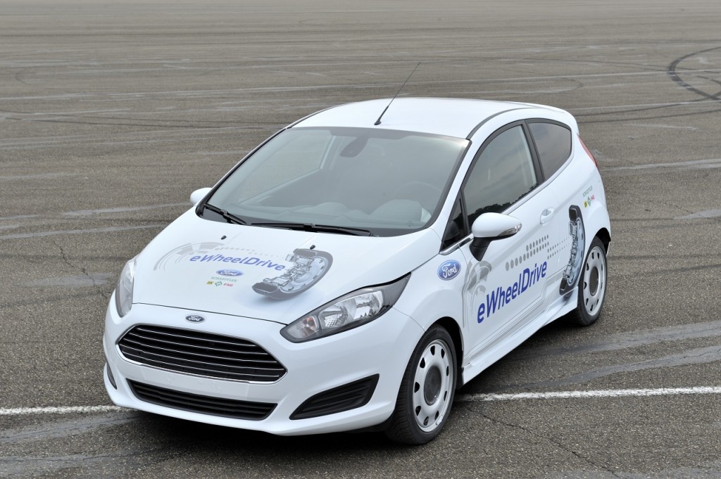 Da Ford e Schaeffler la Fiesta eWheelDrive elettrica