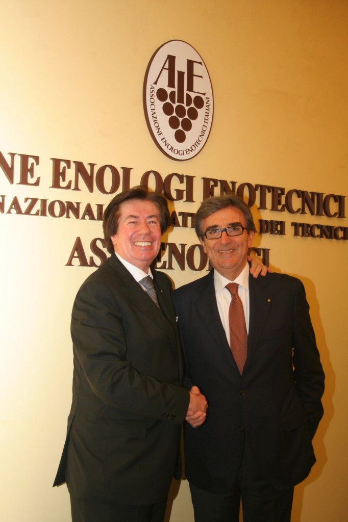 Riccardo Cotarella e Giuseppe Martelli - Presidente e Direttore generale Assoenologi