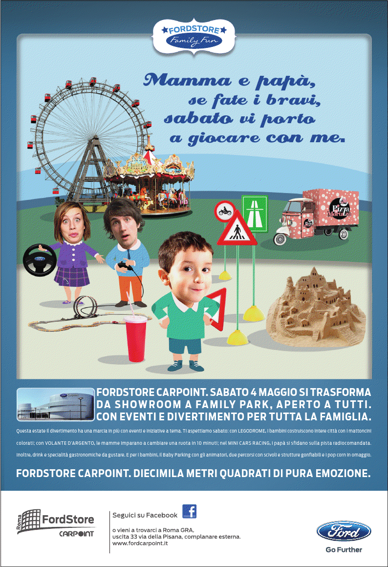 Iniziano a Roma i Ford Family Days: eventi e divertimento per tutta la famiglia