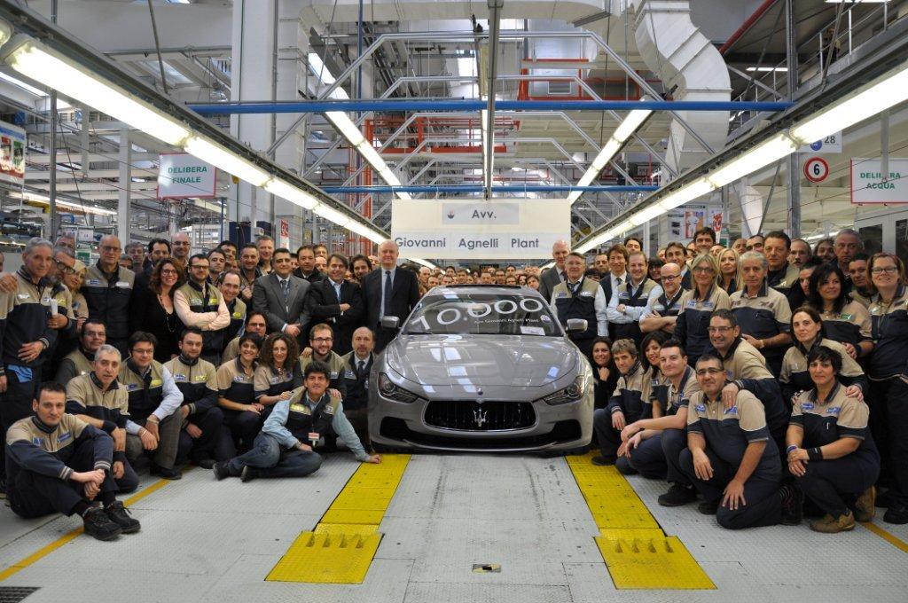 10000 Maserati prodotte a Grugliasco