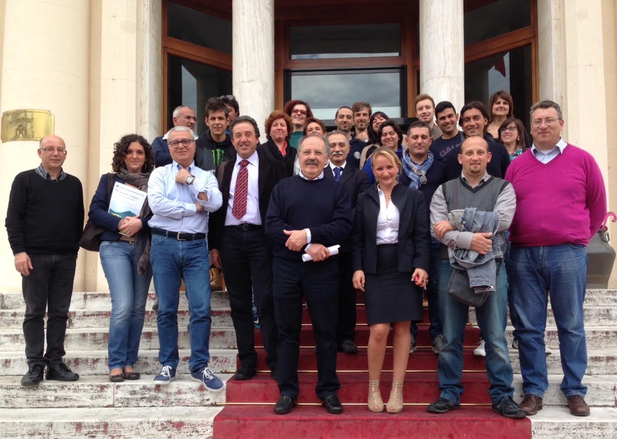 Delegazione composta da imprenditori e dirigenti della Regione Sicilia fra cui i dott. Lillì Napoli, Giuseppe Gambino, Stefano Pillitteri